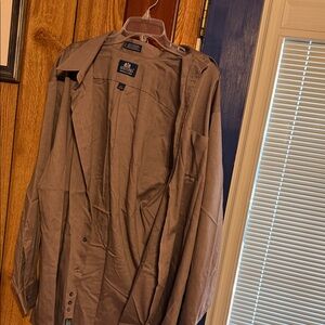 Stafford Men's Gray Lightweight Shirt Jacket